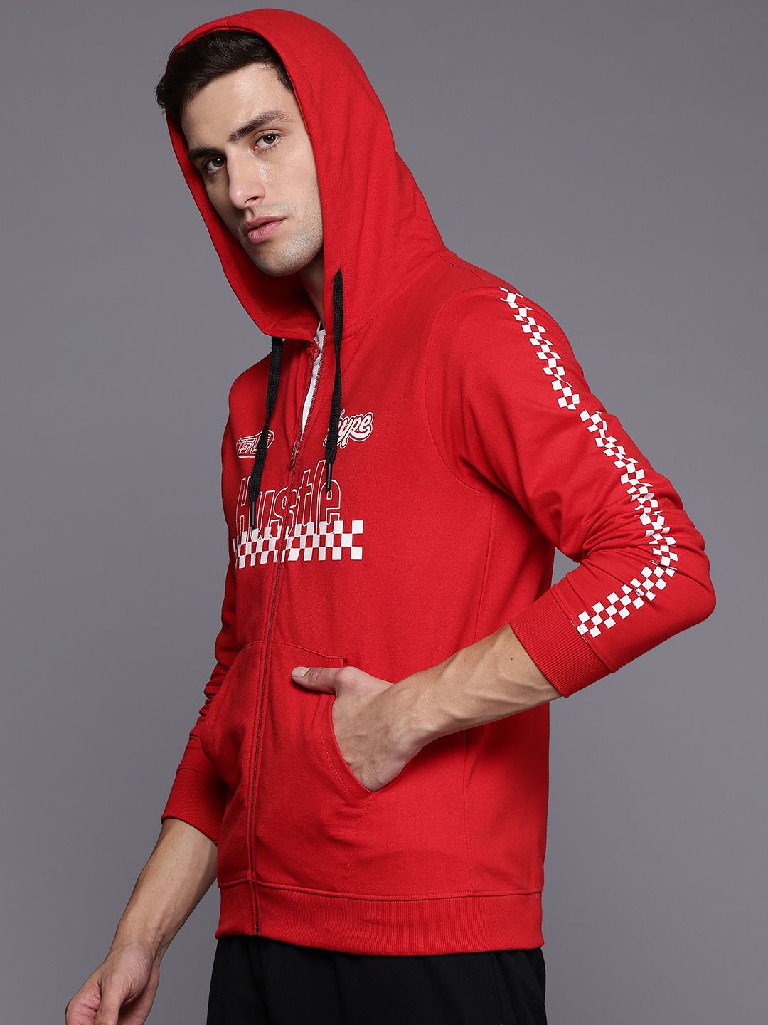 HRX by Hrithik Roshan Printed Lifestyle Hooded Sweatshirt