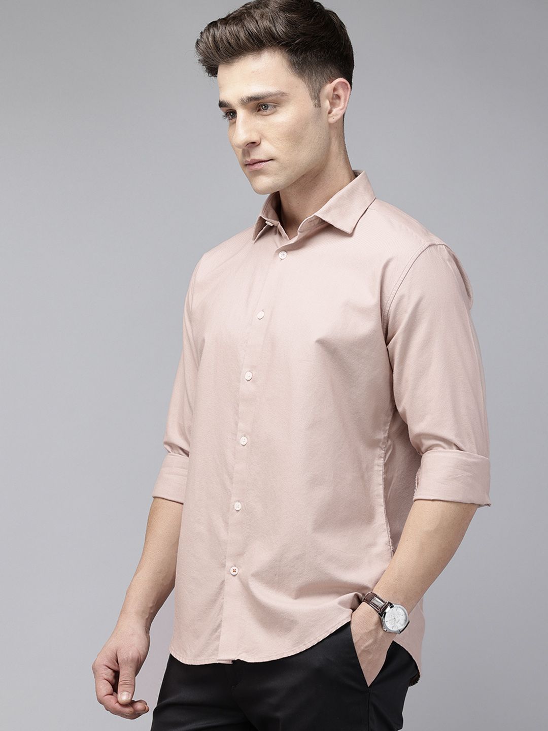 Park Avenue Slim Fit Opaque Pure Cotton Formal Shirt