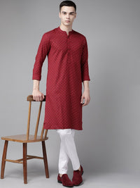See Designs Bandhani Printed Band Collar Straight Kurta