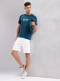 HRX by Hrithik Roshan Brand Logo Print Rapid-Dry Training T-shirt