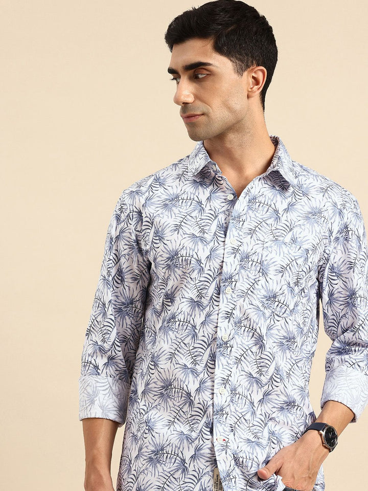 Being Human Tropical Printed Pure Cotton Casual Shirt