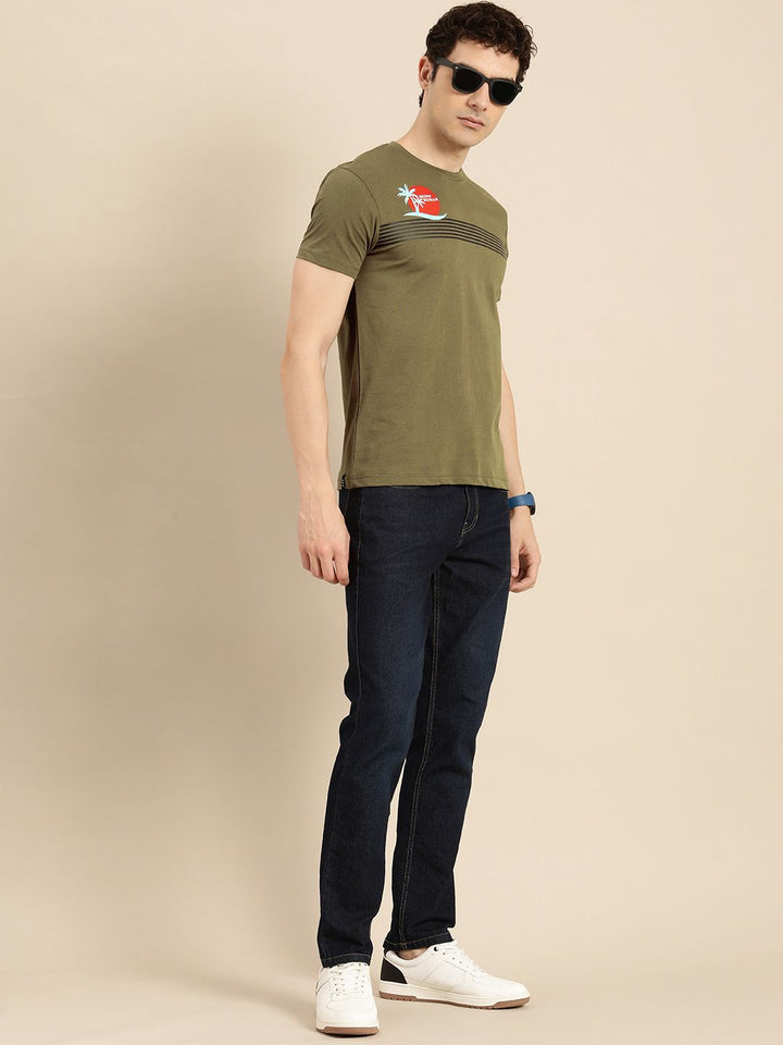 Being Human Striped Pure Cotton T-shirt