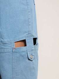 Campus Sutra Women Smart Mid-Rise Clean Look Light Fade Cotton Jeans