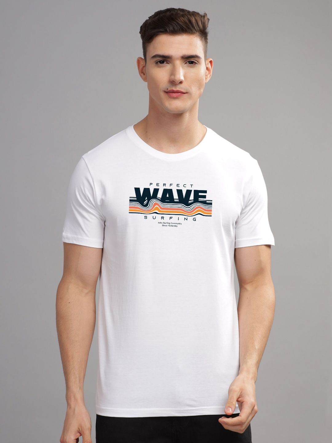 ADRO Men Printed T-shirt