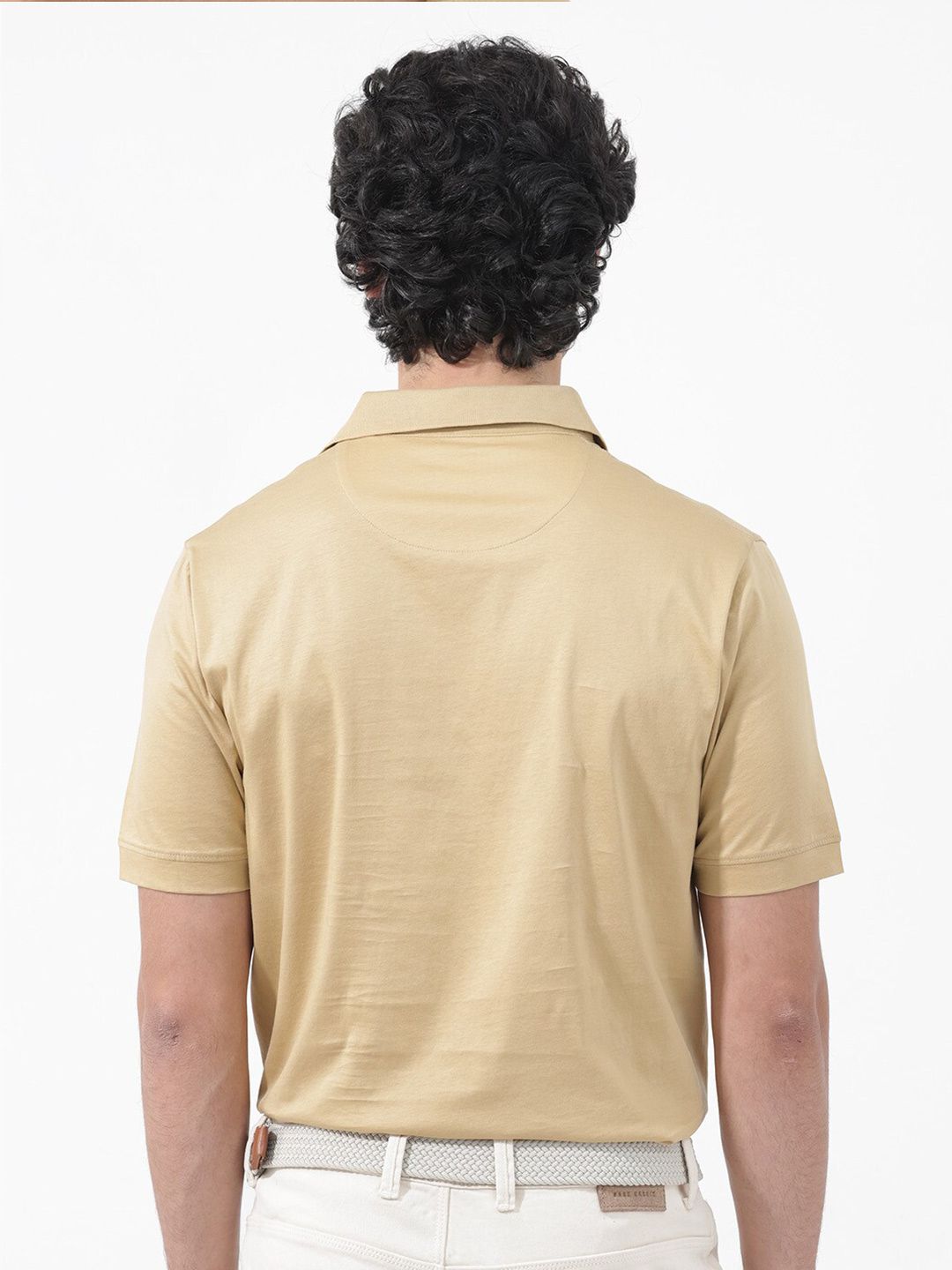 RARE RABBIT Men Keneth Regular Fit Polo Collar T-Shirt