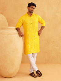 SOJANYA Kurta Kapas Tulen Sulaman Labuci Dengan Churidar