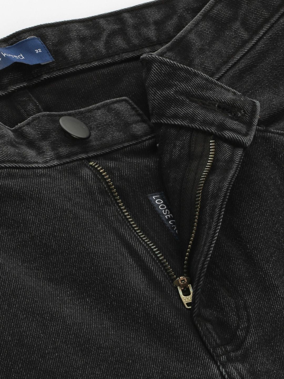 Bene Kleed Men Pure Cotton Loose Crop Cargo Jeans