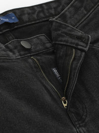 Bene Kleed Men Pure Cotton Loose Crop Cargo Jeans