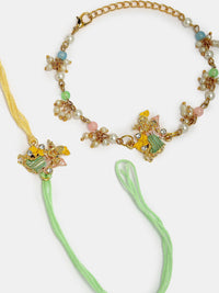 NVR Radha Krishna Bhaiya Bhabhi Rakhi With Roli Chawal
