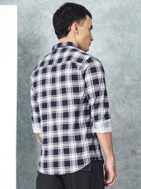 The Indian Garage Co Men Checked Pure Cotton Casual Shirt
