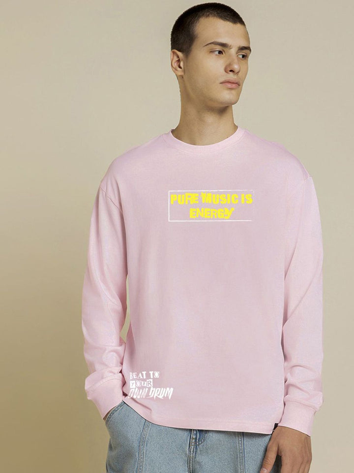 Bewakoof Pure Cotton Typography Printed Round Neck Oversized Garfield T-shirt