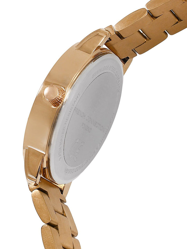 French Connection Women Stainless Steel Bracelet Style Straps Analogue Watch FCN054D