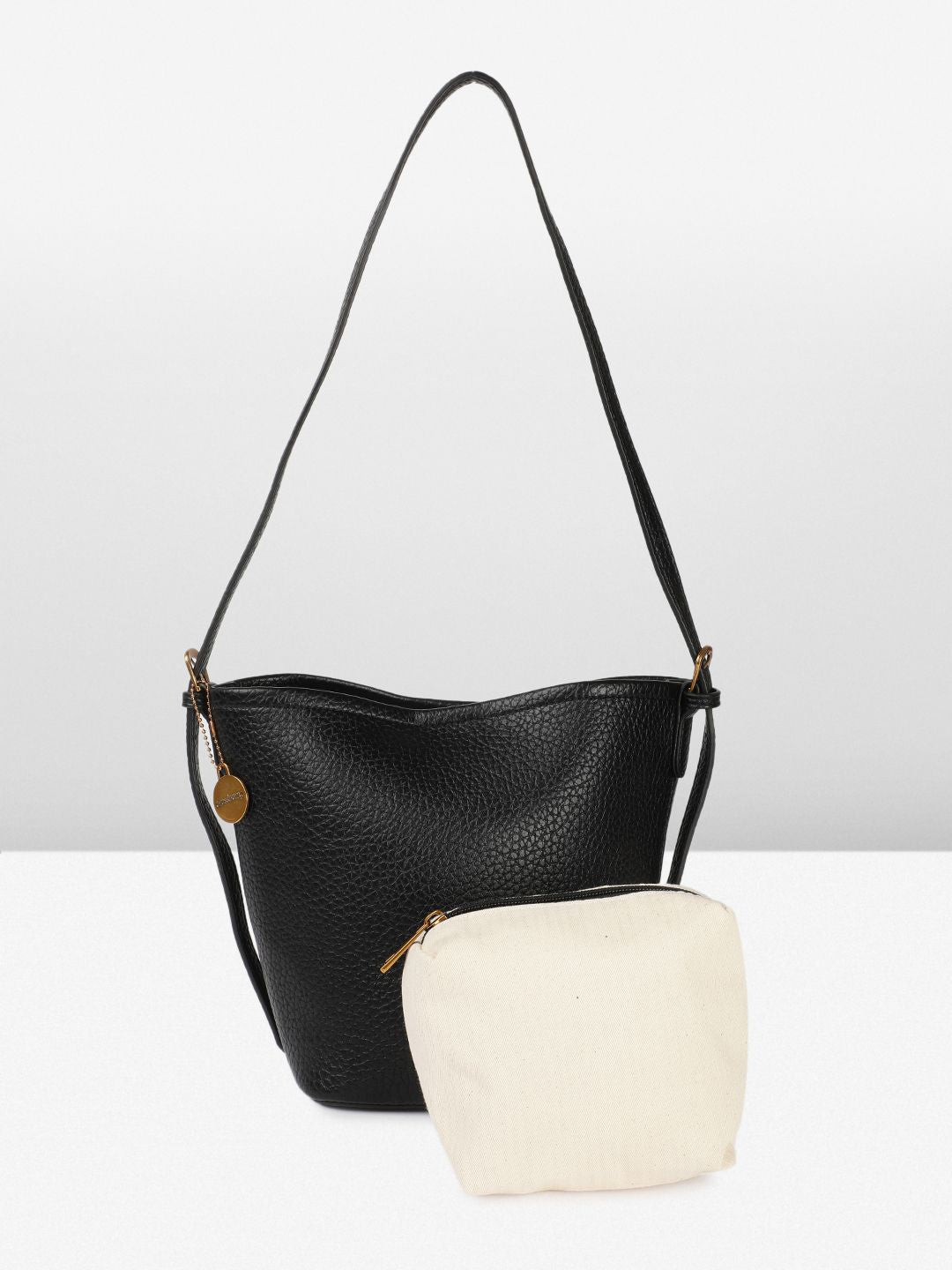 DressBerry Structured Shoulder Bag with Pouch