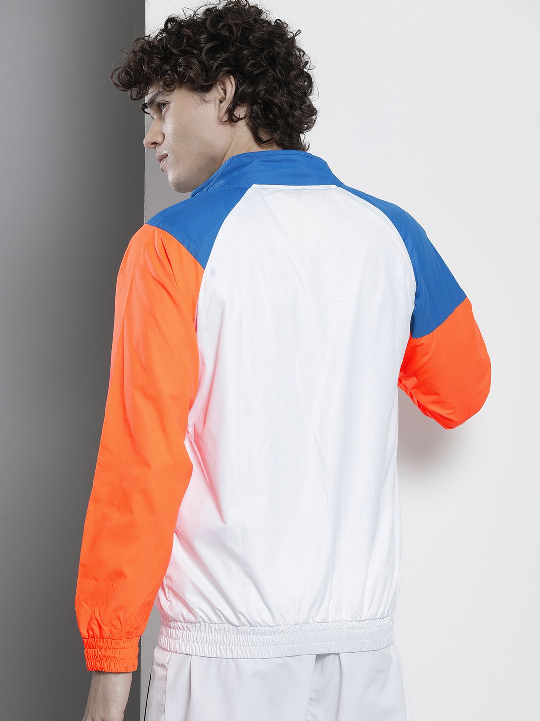 The Indian Garage Co Men Colourblocked Bomber Jacket