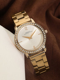French Connection Women Stainless Steel Bracelet Style Straps Analogue Watch FCN054A