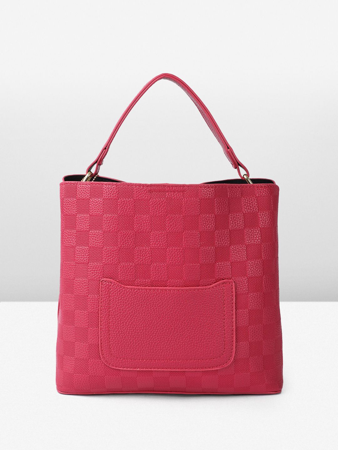 all about you Geometric Textured Structured Handheld Bag