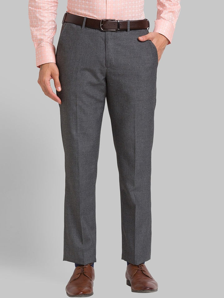 Park Avenue Men Slim Fit Plain Formal Trousers