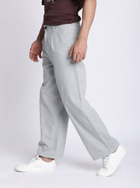 Bene Kleed Men Baggy Fit Pleated Chinos Trousers