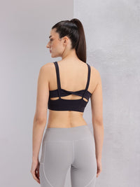 HRX by Hrithik Roshan Lightly Padded Rapid-Dry Styled Back Yoga Bra