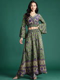 DressBerry Smocked Detail Ethnic Printed Co-Ords