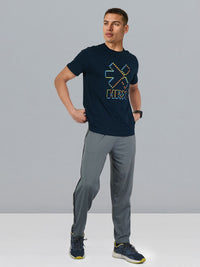 HRX by Hrithik Roshan Men Brand Logo Printed Pure Cotton T-shirt