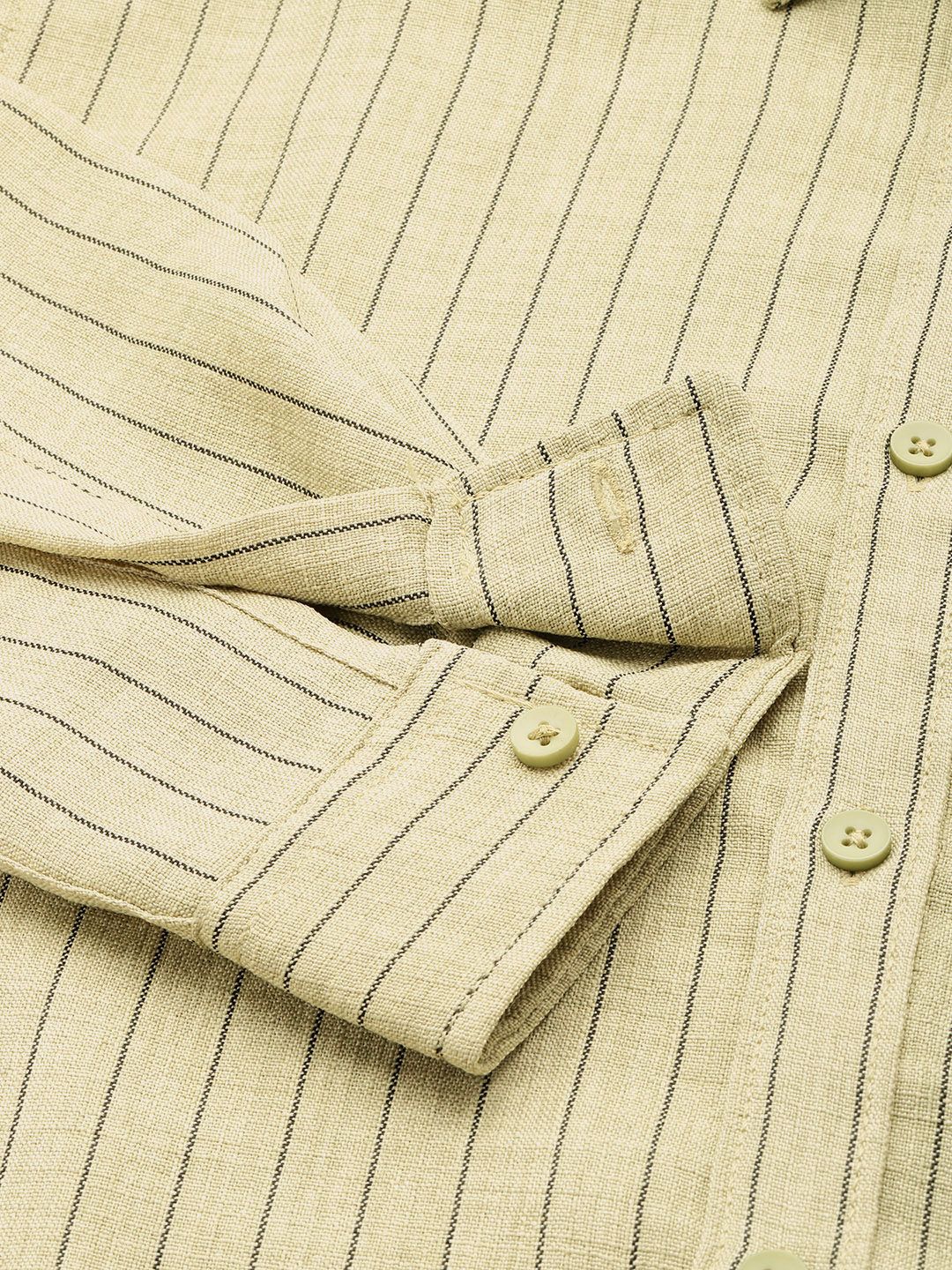 The Indian Garage Co Slim Fit Striped Casual Shirt