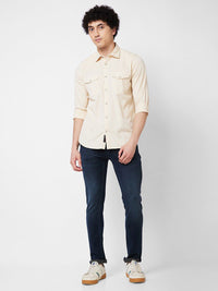 SPYKAR Spread Collar Cotton Casual Shirt