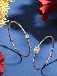 Set Mutiara Zaveri 2 Gelang Kada Bersalut Emas Cubic Zirconia Bersalut Emas