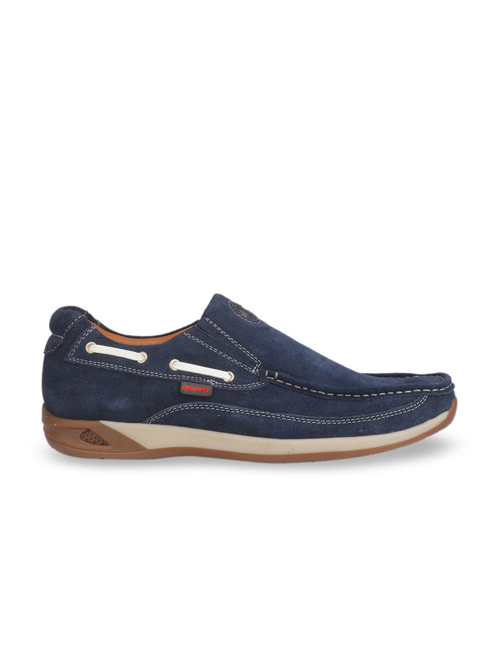 Red Chief Men Blue Boat Shoes