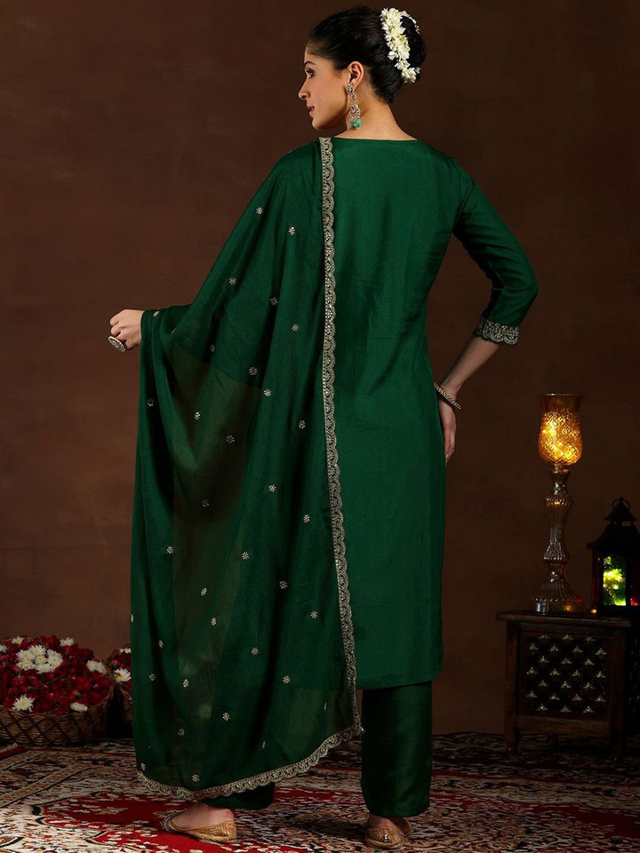 Libas Women Ethnic Motifs Regular Kurta with Trousers & Dupatta