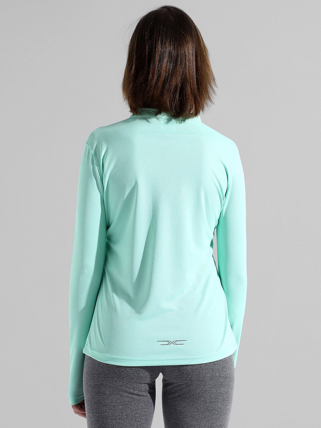 Campus Sutra Band Collar Drop Shoulder Sleeves Sports T-shirt