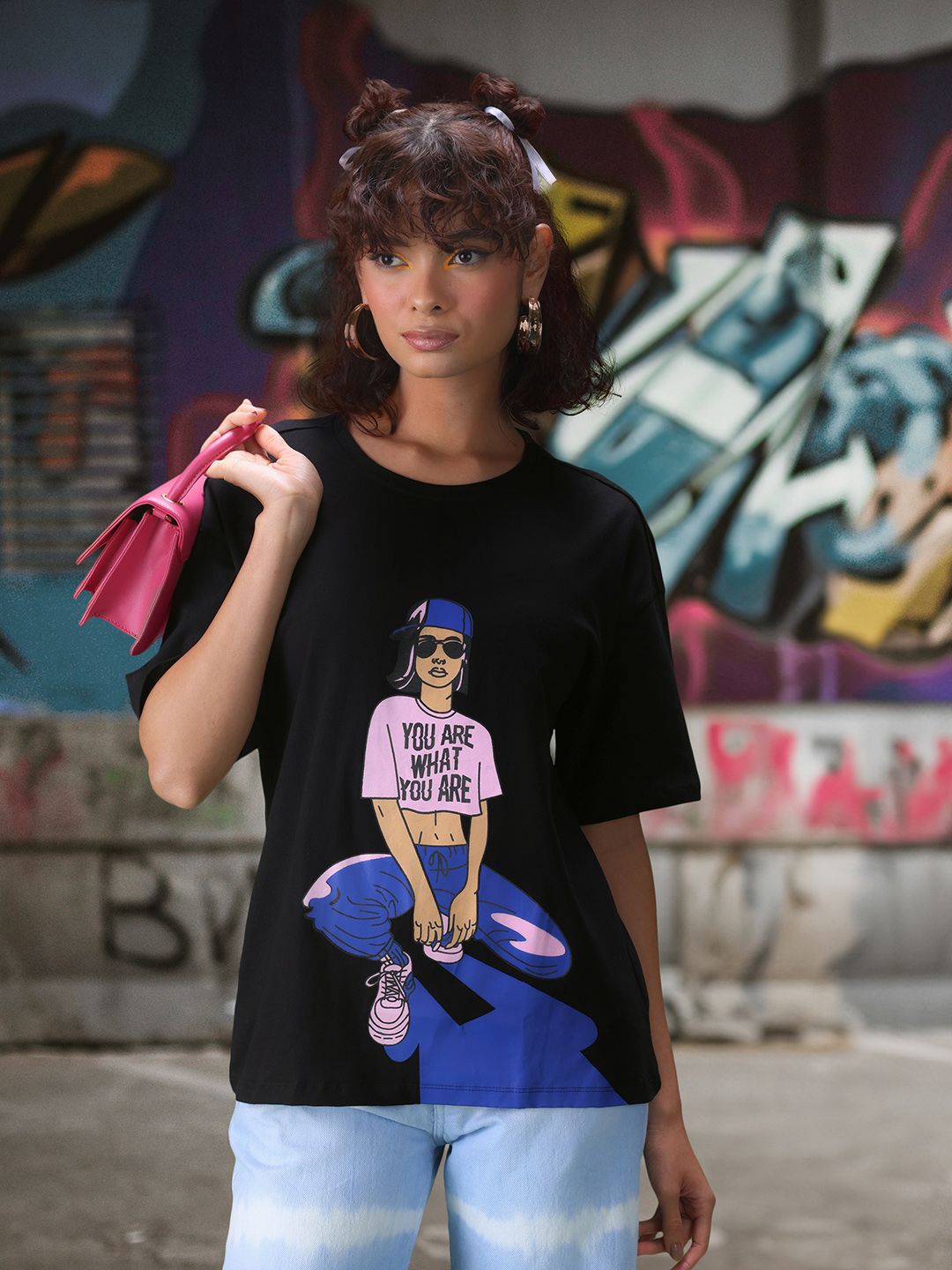 DressBerry Printed Pure Cotton T-shirt
