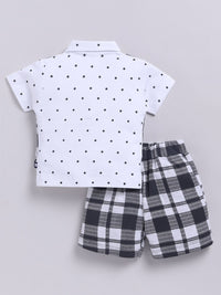 Moms Love Infant Boys Printed Pure Cotton Clothing Set