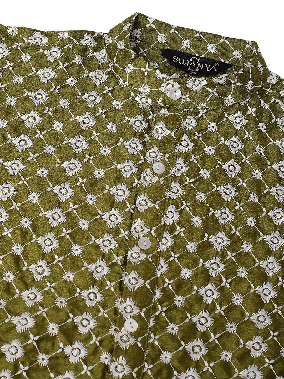 SOJANYA Kurta Katun Sulam Motif Etnik