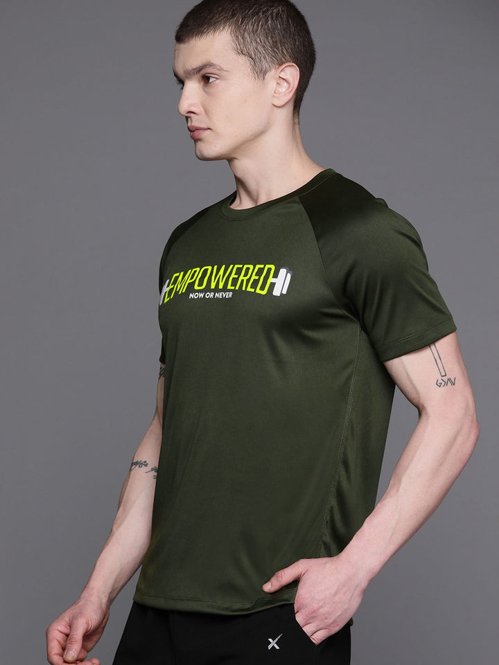 HRX by Hrithik Roshan Printed Rapid-Dry Training T-shirt
