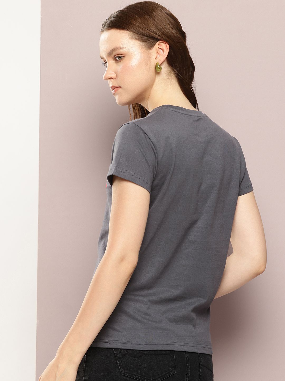 DILLINGER Pure Cotton T-shirt With Embroidered Detail