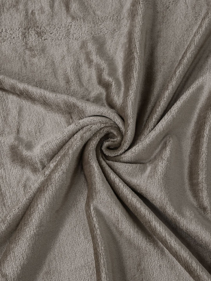 KLOTTHE Coklat Pepejal 300 TC King Cadar Bulu Halus Dengan 2 Sarung Bantal-250X220 cm