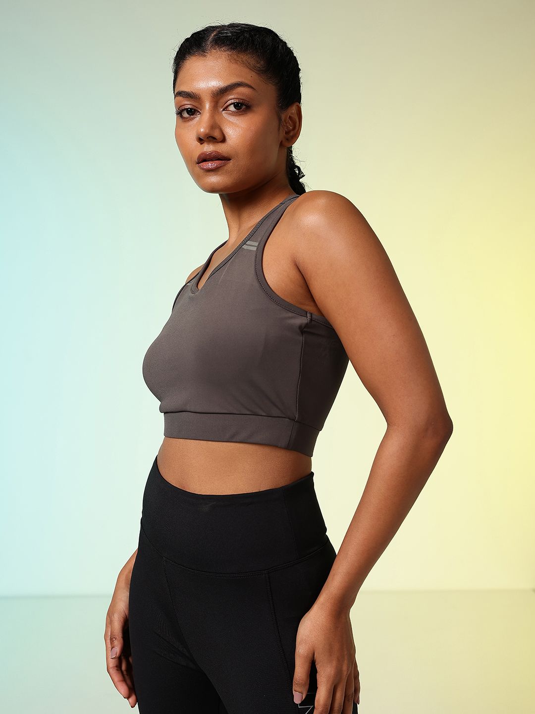 HRX by Hrithik Roshan Lightly Padded Rapid-Dry Training Bra HR_SS25_W_BA_KT059_03_C