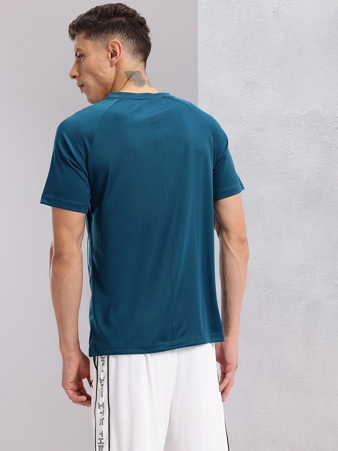HRX by Hrithik Roshan Brand Logo Print Rapid-Dry Training T-shirt