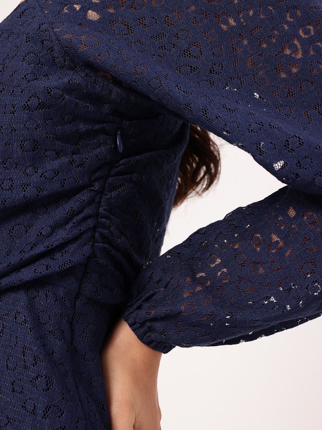 DressBerry Everyday Stylish Lacy-Love Fit & Flare Mini Dress