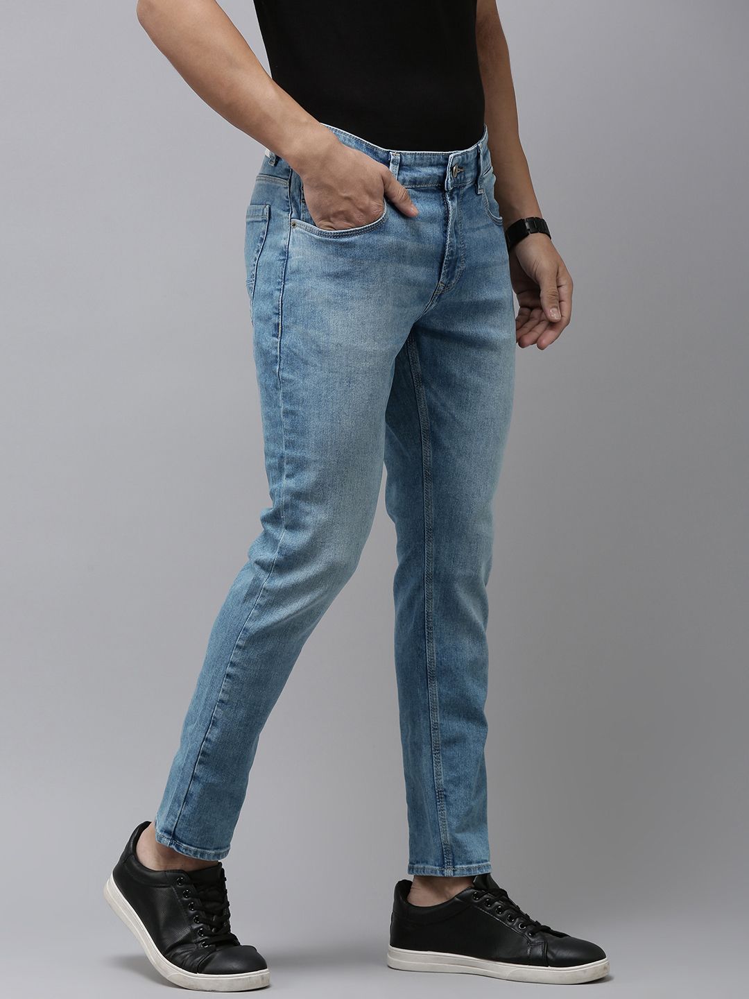 SPYKAR Men Slim Fit Faded Jeans