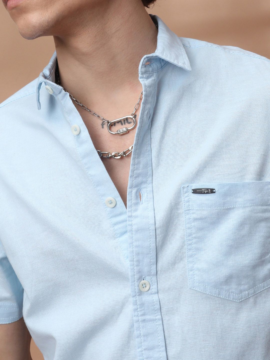 The Indian Garage Co Men Blue Casual Shirt