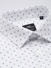 Park Avenue Slim Fit Opaque Tropical Printed Formal Shirt