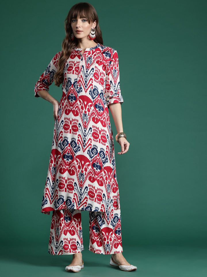 Indo Era Ethnic Motifs Printed Kurta with Palazzos