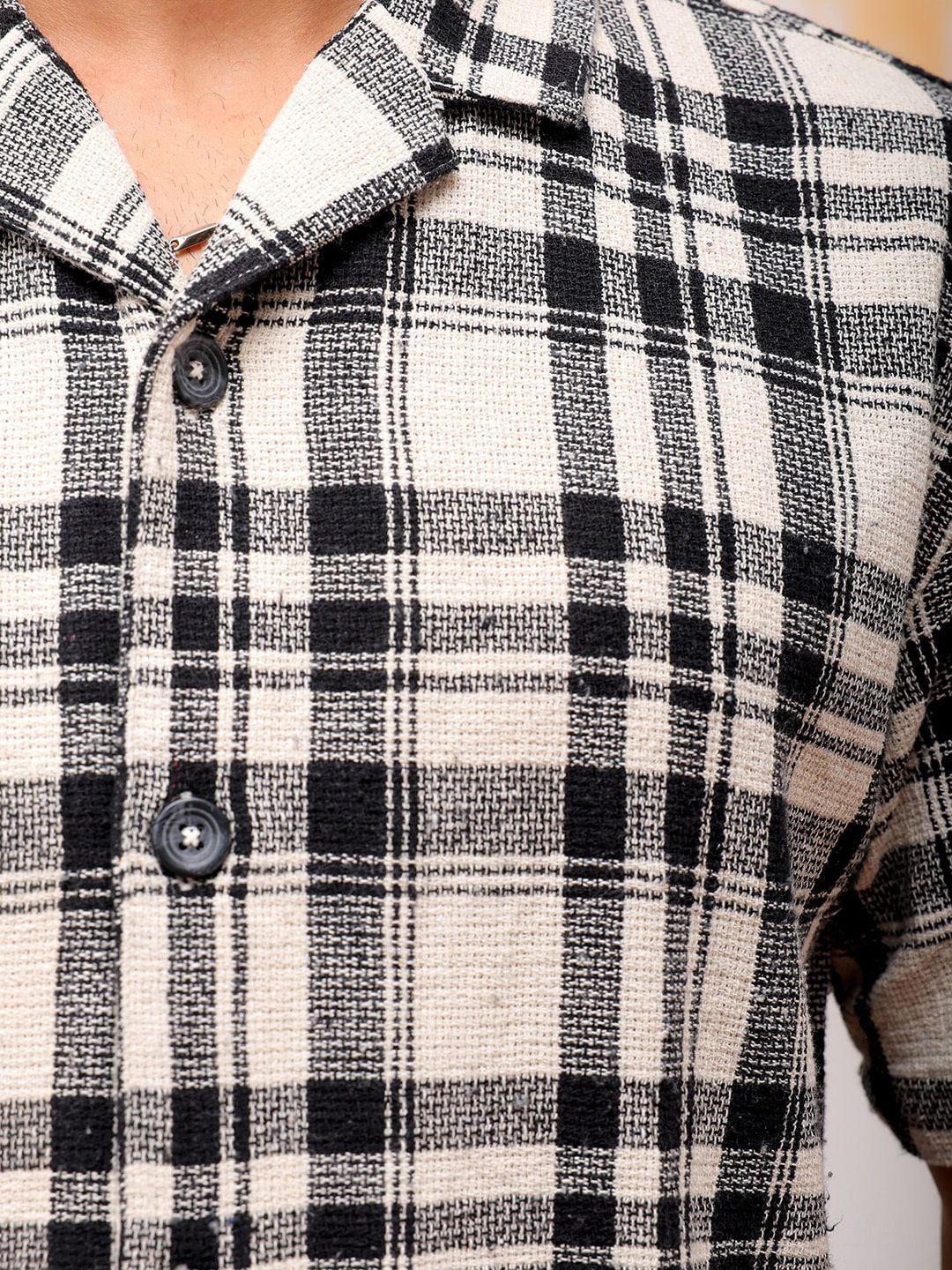 The Indian Garage Co Men Relaxed Fit Checked Resortwear Shirt