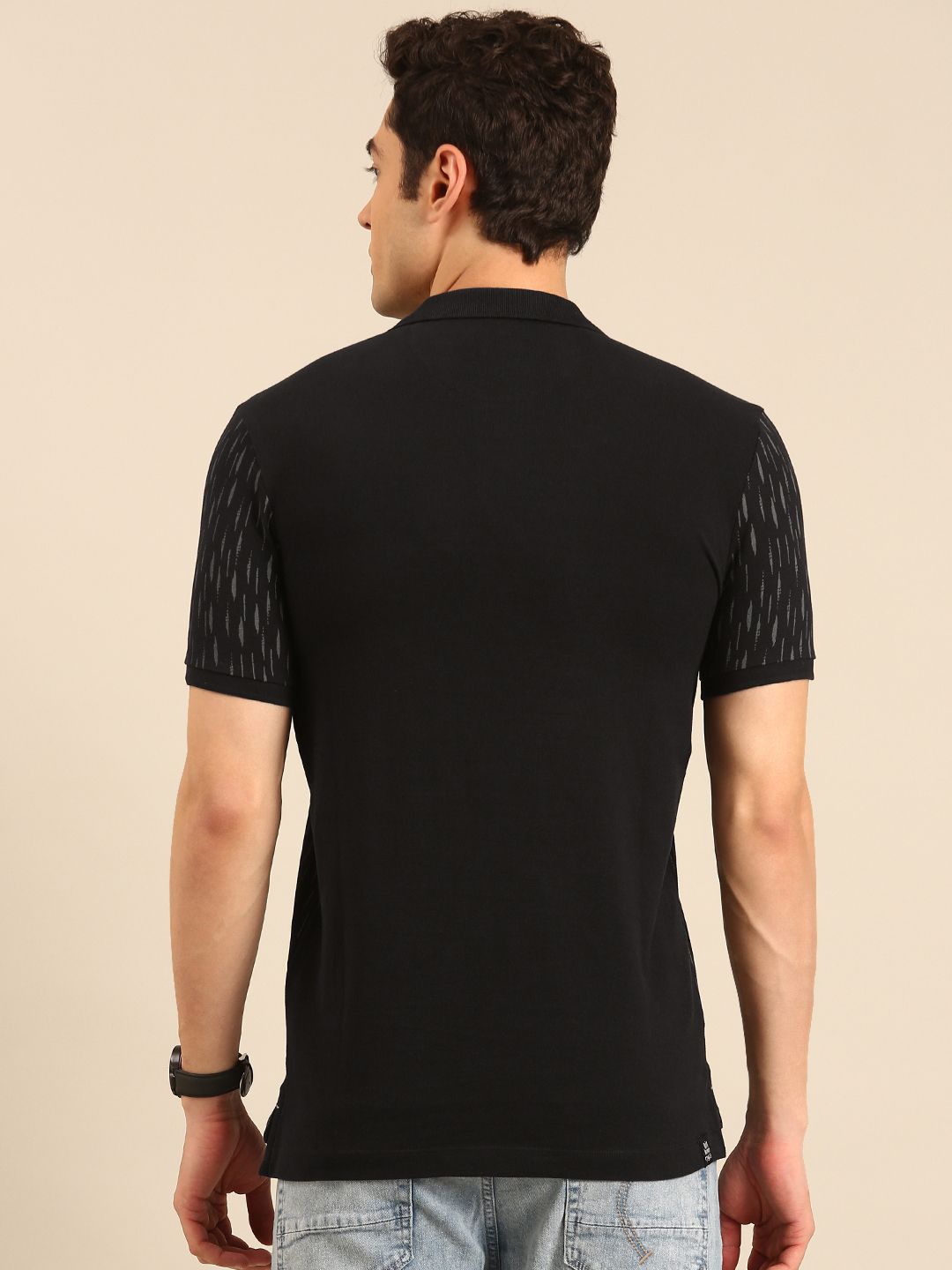 Being Human Self Design Polo Collar Pure Cotton T-shirt