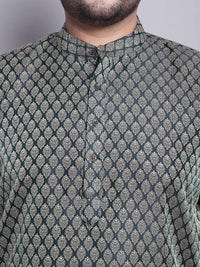 SOJANYA PLUS Woven Design Kurta & Pyjama With Nehrujacket