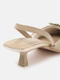 Lino Perros Embellished Kitten Pumps