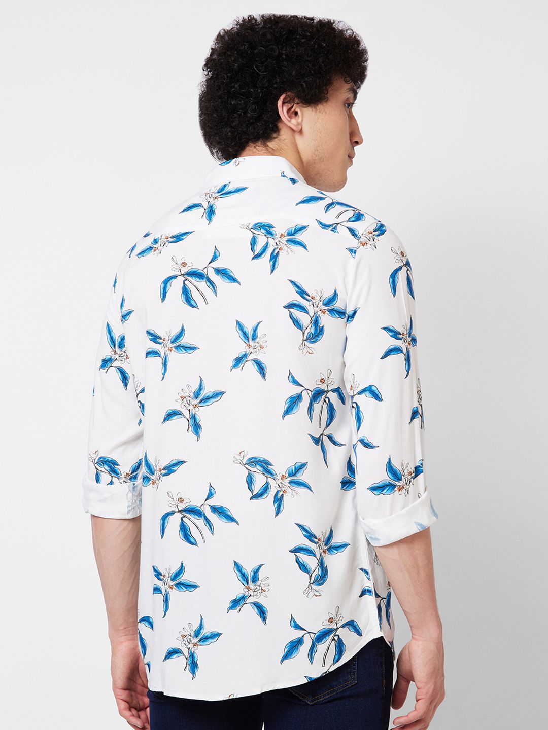 SPYKAR Conversational Printed Cotton Shirt