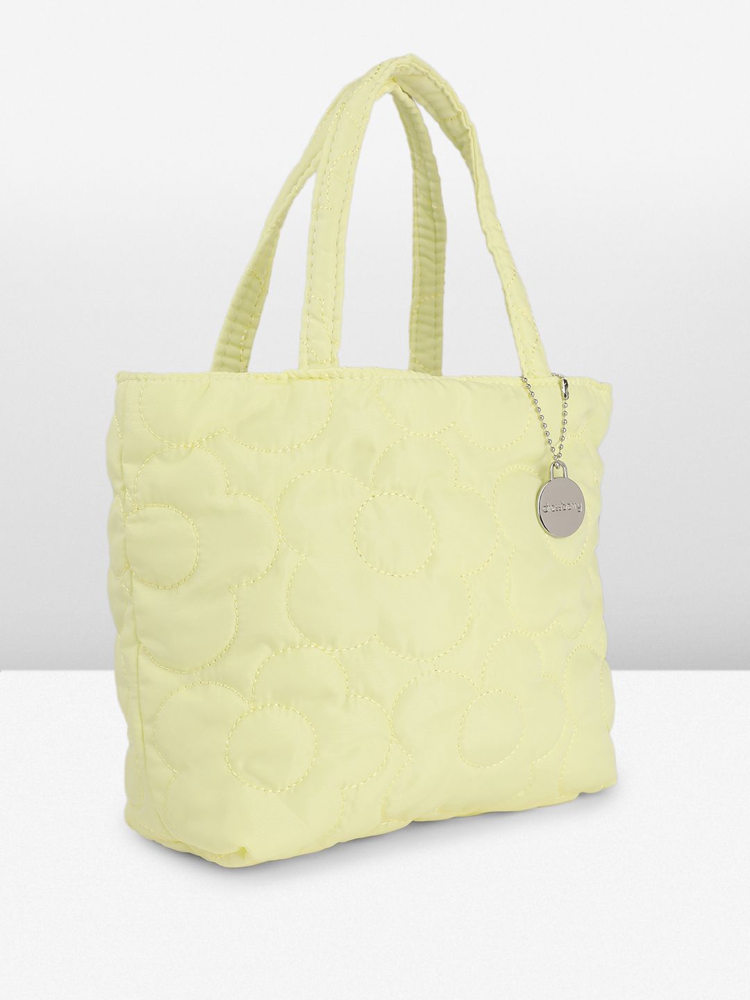 DressBerry Floral Self-Design Quilted Handheld Bag